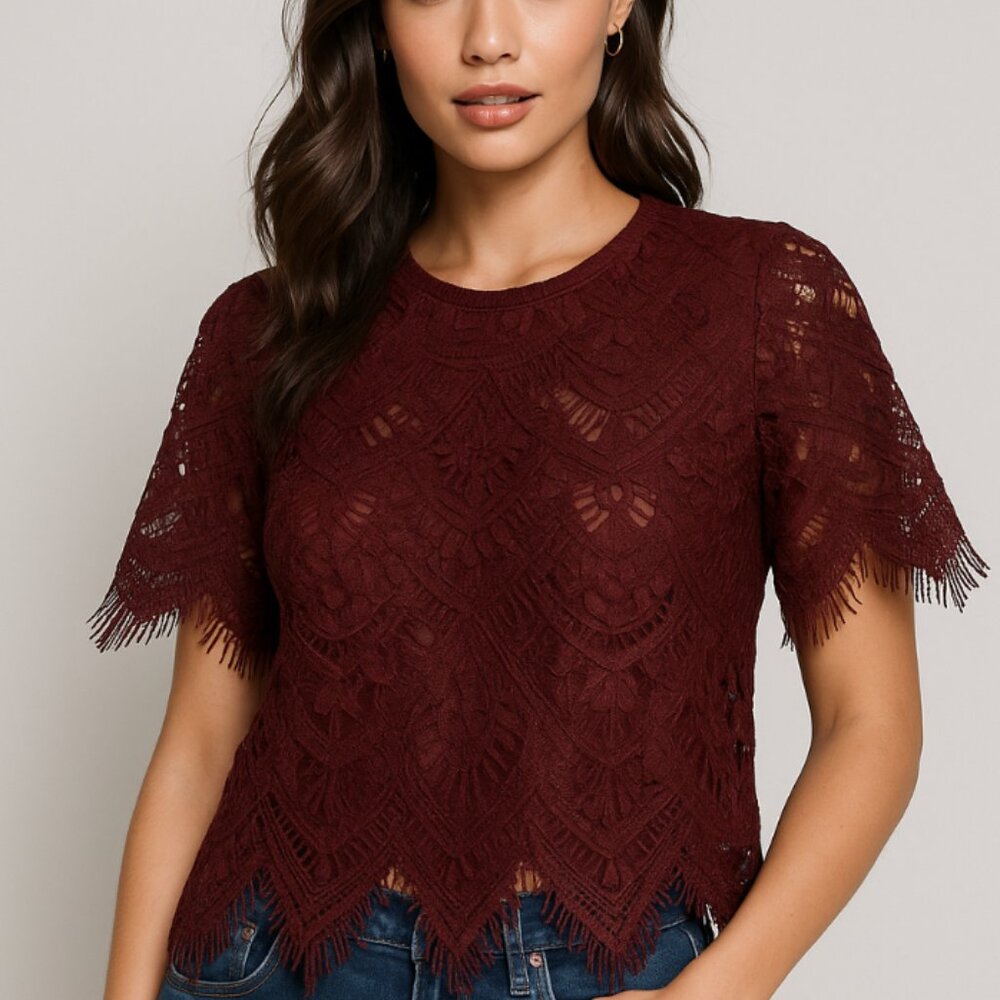 #20 BISHOP & YOUNG LACE TOP